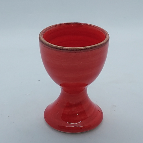 Coquetier simple  rouge vif