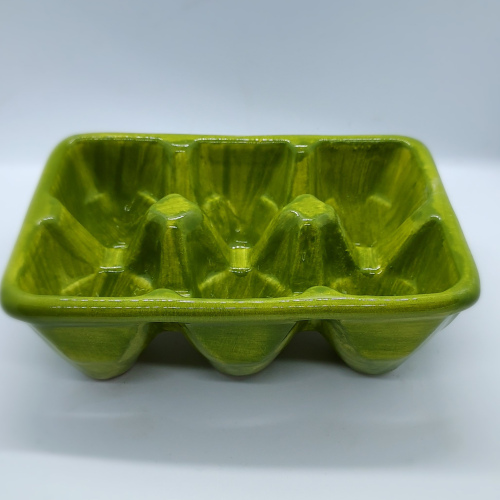 boite à oeufs  x6 vert prés