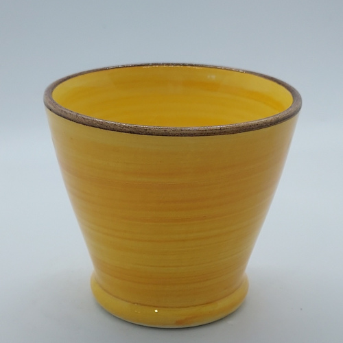 Tasse expresso  jaune orangé