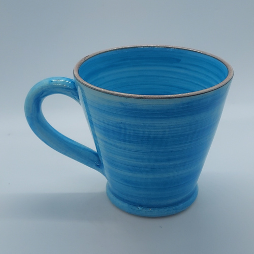 Tasse cappuccino turquoise