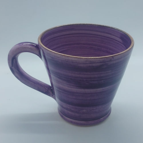 Tasse cappuccino violet