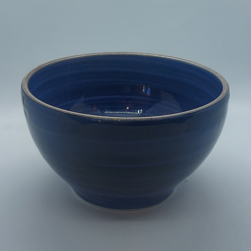 Bol déjeuner bleu fonçé